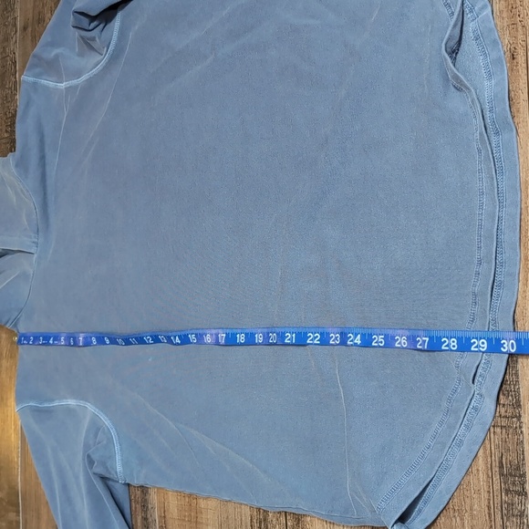 Goodlife Stringless Pullover Hoodie Curved Hem Size XL in Slate Blue - Picture 10 of 10